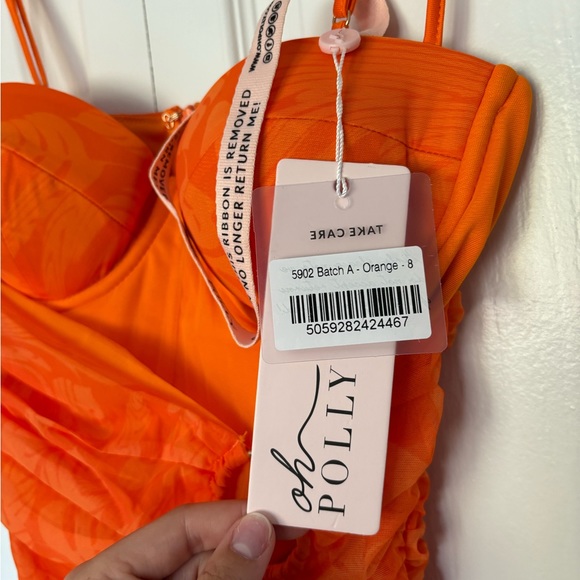 Oh Polly Orange Dress - Picture 3 of 4